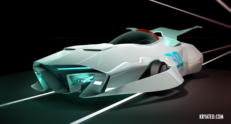 CG Concept Racing Car 3D 