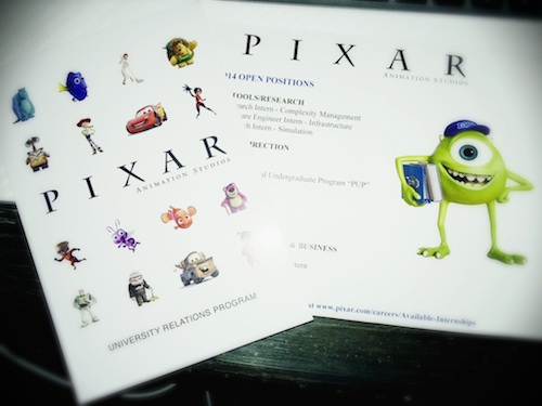 Pixar Info Session